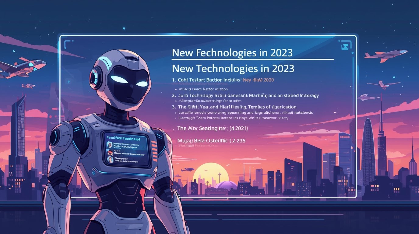 what are new technologies in 2023 feedworldtech